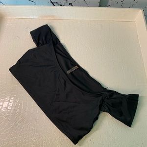 Forever Off Shoulder Bikini Top - Black